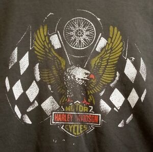 NWOT Women's Harley-Davidson Distressed Top